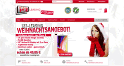 Desktop Screenshot of 123-leasing.de