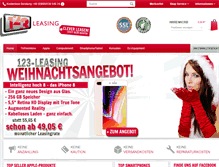 Tablet Screenshot of 123-leasing.de